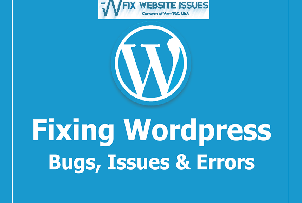 Common website errors that needs to be addressed