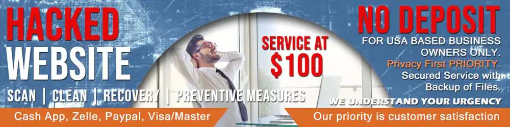 hacked website repair service