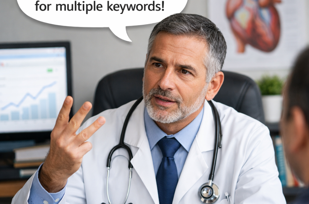 I want my website to rank at the top for multiple keywords